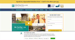 Desktop Screenshot of mccarthy.ie
